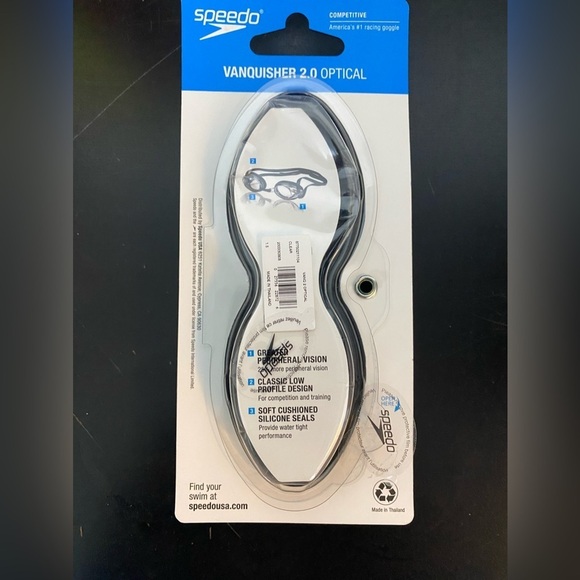 NEW SPEEDO Vanquisher 2.0 Swim Goggles - Picture 3 of 3